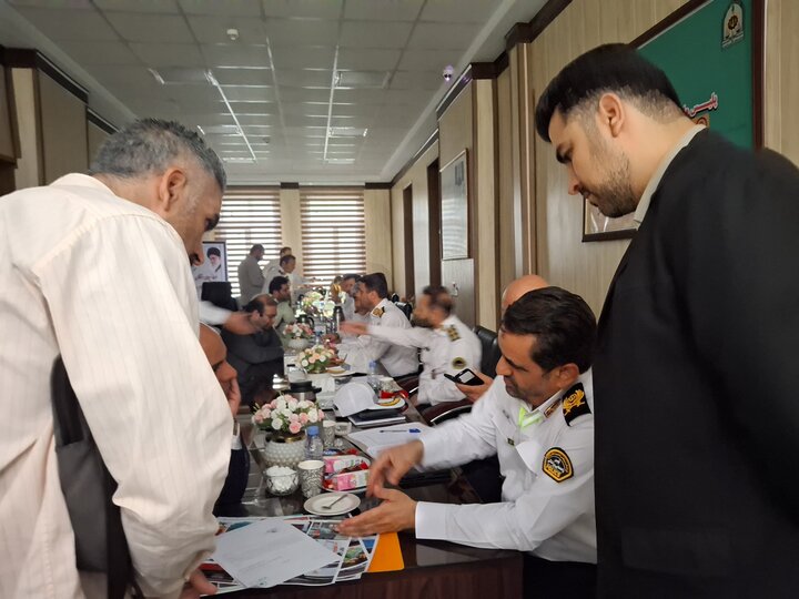 برق مرکز پاسخگویی پلیس هنگام حضور رئیس پلیس راهور قطع شد