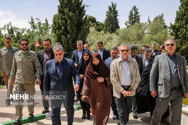 سفر شینا انصاری به سمنان