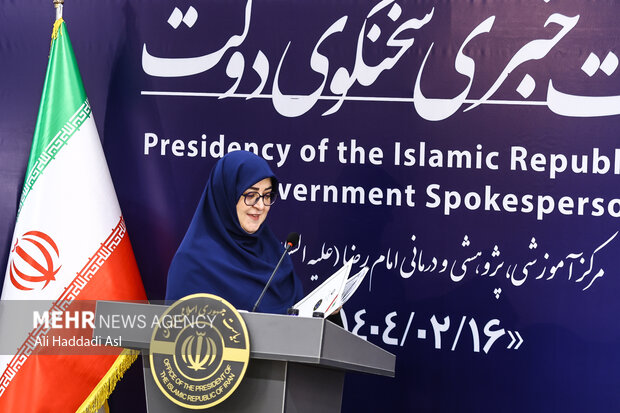 فاطمه مهاجرانی سخنگوی دولت