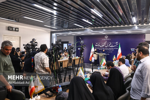 نشست خبری سخنگوی دولت