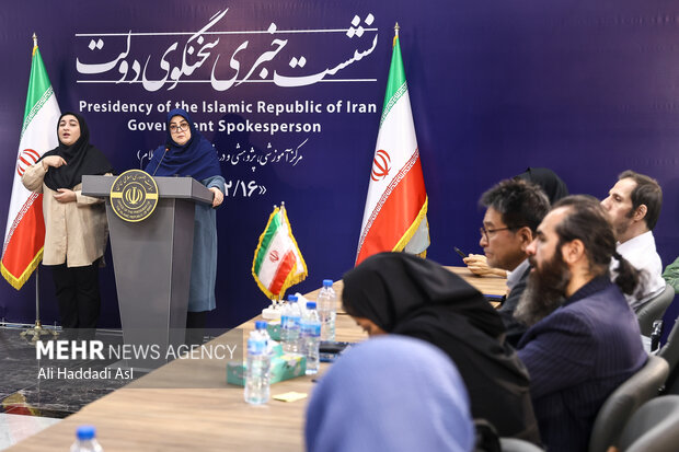 فاطمه مهاجرانی سخنگوی دولت