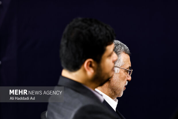 محمدرضا ظفرقندی وزیر بهداشت و آموزش پزشکی در نشست خبری سخنگوی دولت