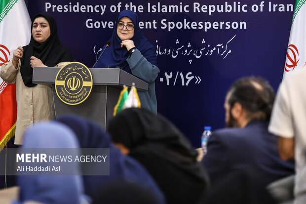 فاطمه مهاجرانی سخنگوی دولت