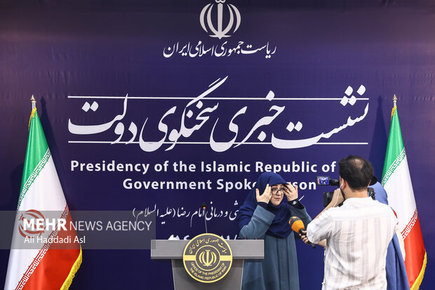 فاطمه مهاجرانی سخنگوی دولت