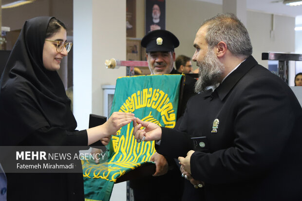 حضور خادمین حرم رضوی در خبرگزاری مهر