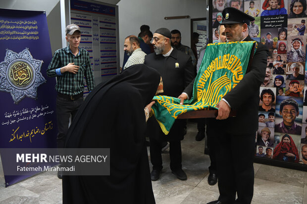 حضور خادمین حرم رضوی در خبرگزاری مهر