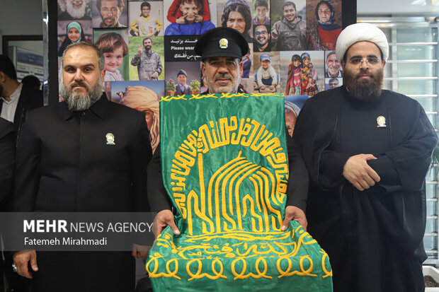 حضور خادمین حرم رضوی در خبرگزاری مهر