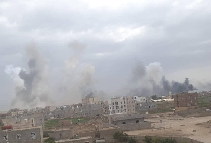 حمله دوباره رژیم صهیونیستی به یمن/ شهر و فرودگاه صنعا بمباران شد+ فیلم