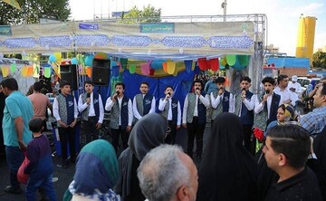 میزبانی نوجوانان در جشن بزرگ امام رضایی‌های تهران