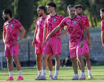 تمرین تیم خیبر پیش از دیدار با پرسپولیس