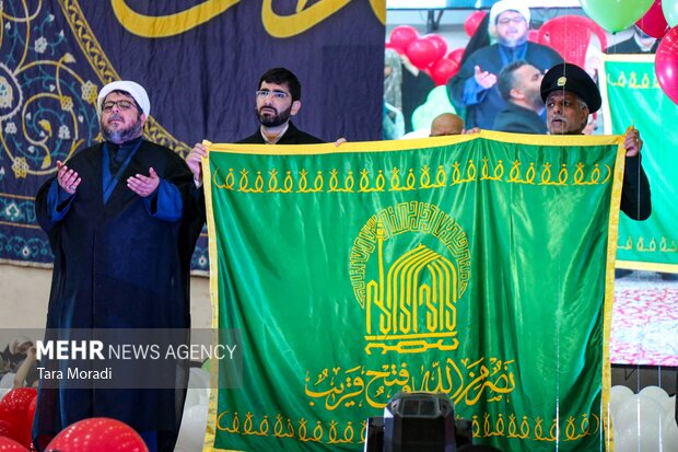 جشن بزرگ امام رضاییها در رشت