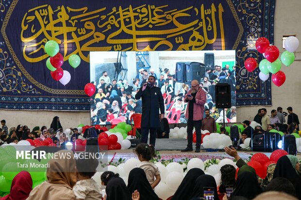 جشن بزرگ امام رضاییها در رشت