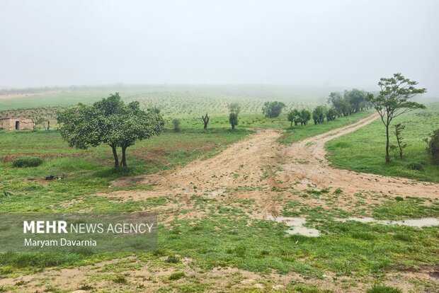 مه گرفتگی در ارتفاعات بجنورد