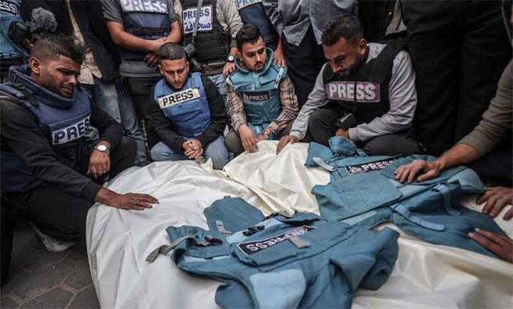 Israeli forces kill 213 journalists in Gaza since Oct. 07