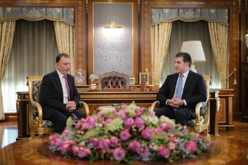 نێچیرڤان بارزانی: مافی گەلی فەلەستین دەبێ بپارێزرێت