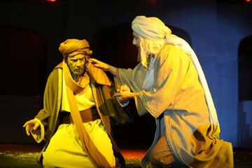 اجرای نمایش آئینی «قصیده ابدی» در حرم مطهر رضوی