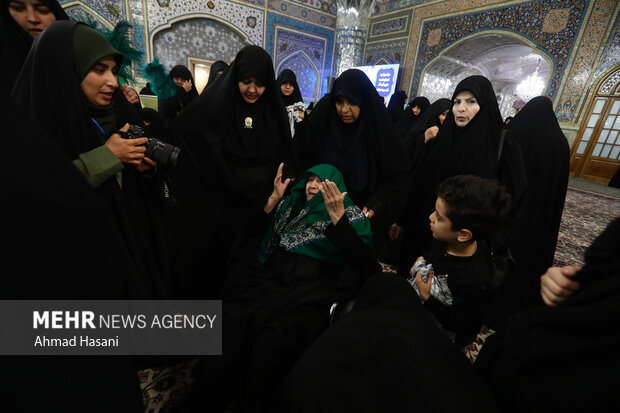 اولین سالگرد شهادت شهید رئیسی و شهدای خدمت در حرم مطهر رضوی