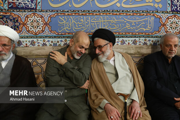 اولین سالگرد شهادت شهید رئیسی و شهدای خدمت در حرم مطهر رضوی