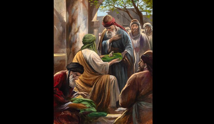 نقاشی جدید حسن روحالامین برای امام رضا علیهالسلام رونمایی شد