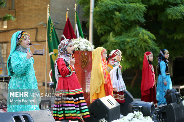 جشن میلاد امام رضا (ع) در میدان مشق تهران