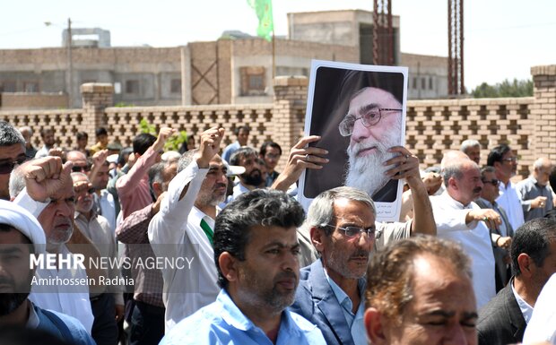 راهپیمایی جمعه های خشم در بیرجند