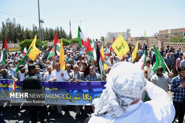 راهپیمایی جمعه های خشم در بیرجند