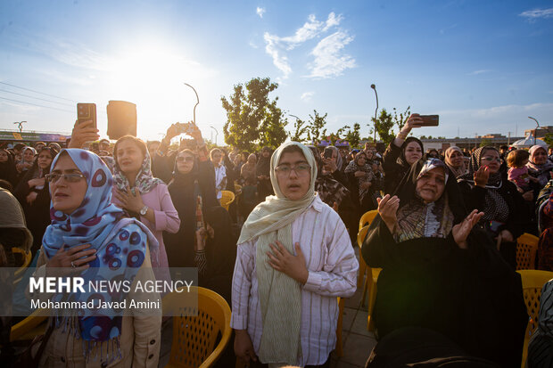 برگزاری آیین سنتی «پنجاه به در» و جشن بزرگ امام رضایی ها در قزوین
