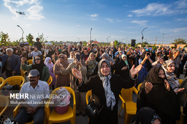 برگزاری آیین سنتی «پنجاه به در» و جشن بزرگ امام رضایی ها در قزوین