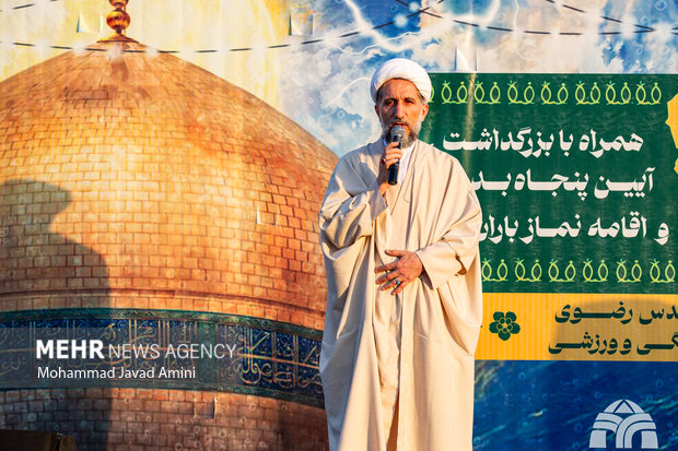 برگزاری آیین سنتی «پنجاه به در» و جشن بزرگ امام رضایی ها در قزوین