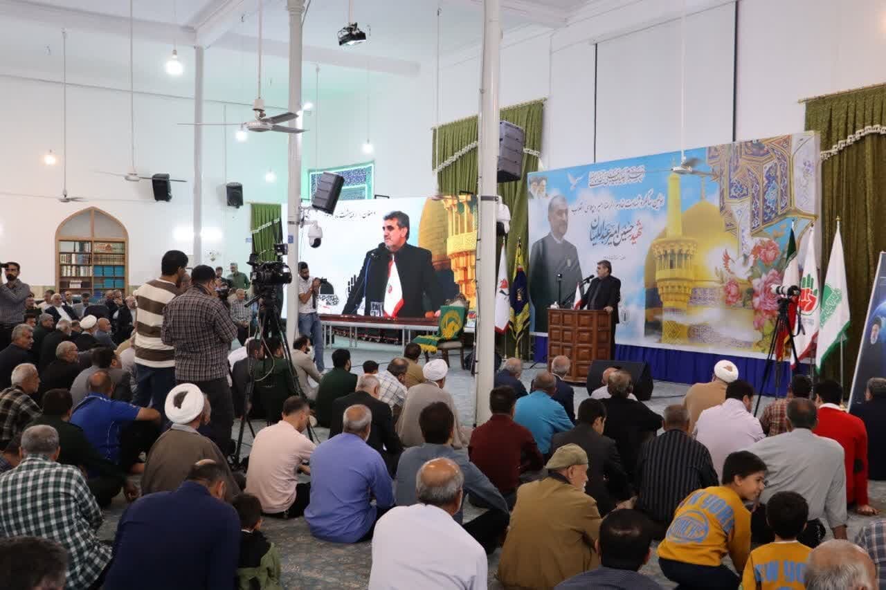 شهيد،امير،خدمت،مراسم،عبداللهيان،دامغان،سمنان،برگزار،انتفاضه