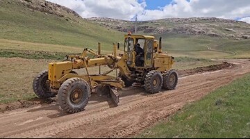 بهسازی راه روستایی قاسم آباد وینسار