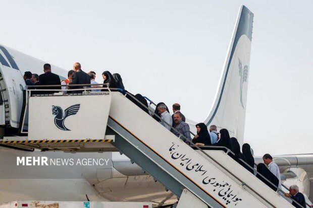 آئین برقراری نخستین پرواز مستقیم حج از فرودگاه خرم‌آباد