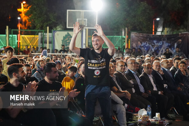جشن ولادت امام رضا(ع) و تیم بسکتبال شهرداری گرگان