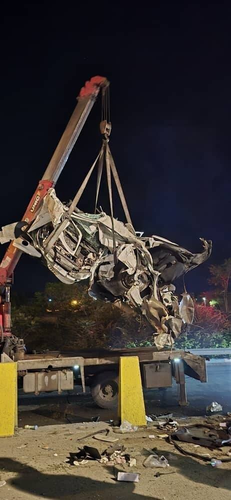 جزییات تصادف در اتوبان شهید بابایی تهران