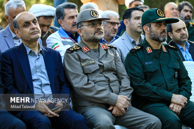 آیین افتتاح یادمان شهید گمنام فومن