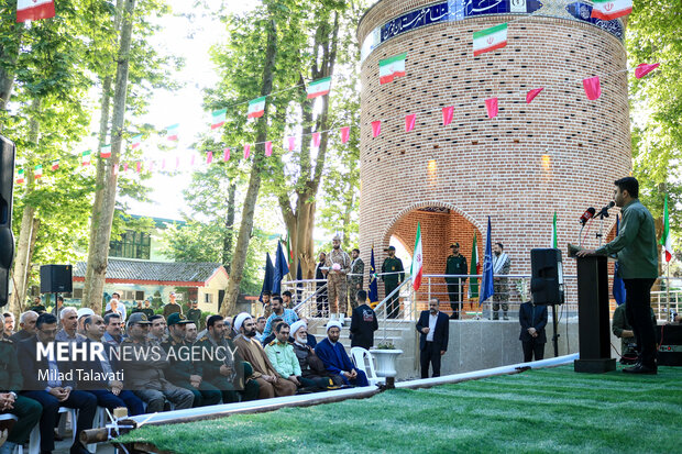 آیین افتتاح یادمان شهید گمنام فومن