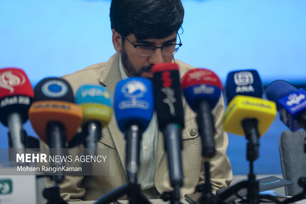 Press conference of Hanzala Intl. Award in Tehran
