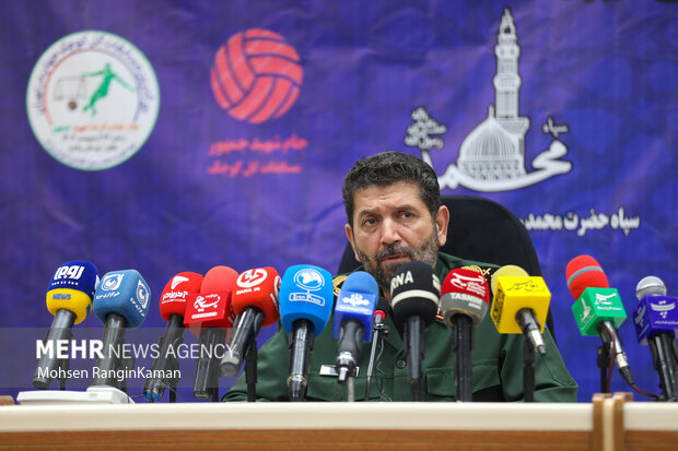 نشست خبری فرمانده سپاه محمد رسول‌الله (ص) تهران بزرگ
