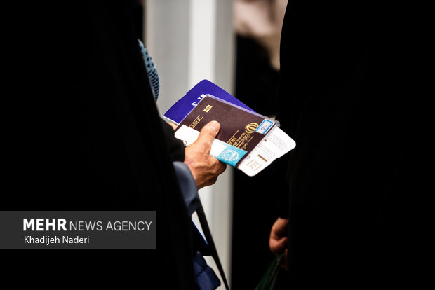 اعزام زائرين سرزمین وحی از فرودگاه اصفهان