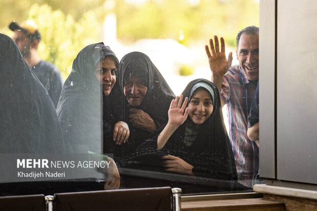اعزام زائرين سرزمین وحی از فرودگاه اصفهان