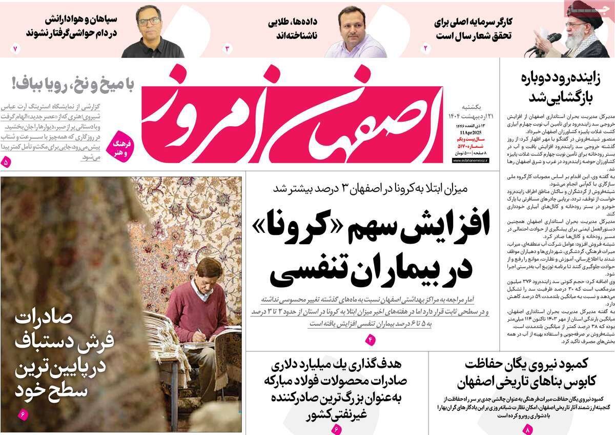 روزنامه های اصفهان