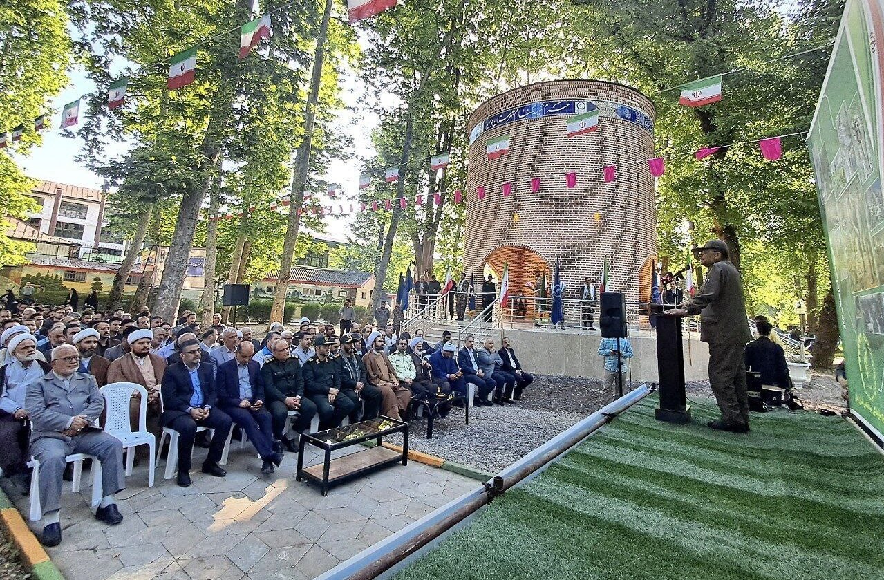 یادمان شهید گمنام فومن افتتاح شد