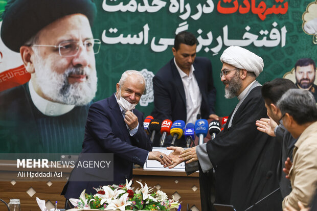 نشست خبری اعلام برنامه های ستاد بزرگداشت شهید رئیسی و شهدای خدمت