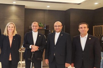 رئيس اللجنة الأولمبية الإيرانية يلتقي رئيسة الجنة الأولمبية الدولية