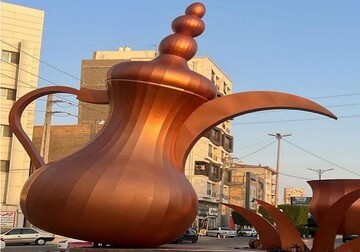 المان نمادین «دله» در عسلویه نصب شد