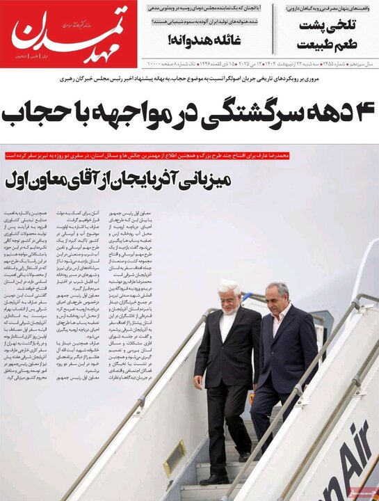 روزنامه های آذربایجان‌شرقی