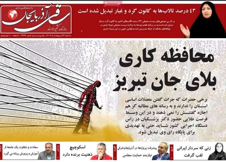 روزنامه های آذربایجان‌شرقی
