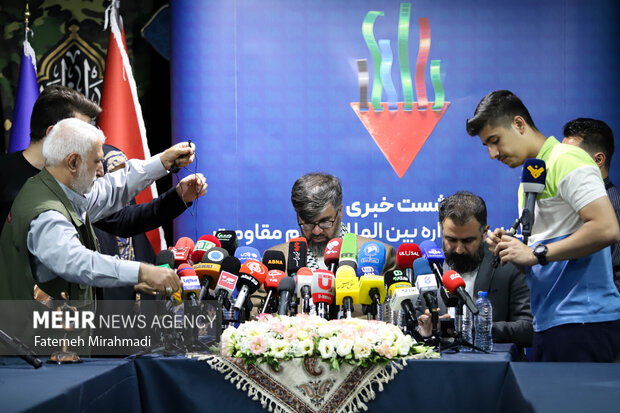 نشست خبری هجدهمین جشنواره بین‌المللی فیلم مقاومت