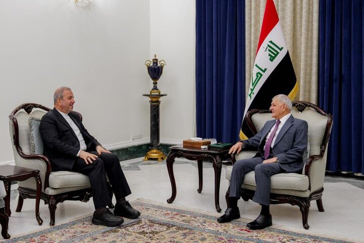 السفير الايراني في بغداد يلتقي الرئيس العراقي السفير الايراني في بغداد يلتقي الرئيس العراقي