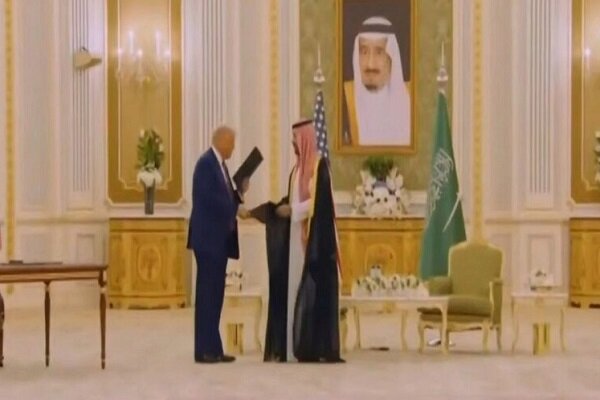 امضای سند شراکت راهبردی میان ترامپ و بن سلمان+ فیلم